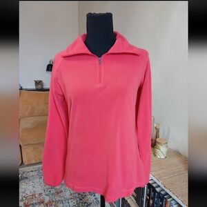 Columbia Pink Fleece Half-Zip Pullover